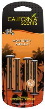 California Scents Vent Sticks 4er-Pack Monterey VANILLA